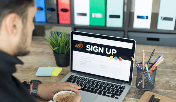 Judiking Sign Up Process